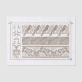 Französisch Art Noveaux Design 1890 Decoupage Seidenpapier (Vorderseite)