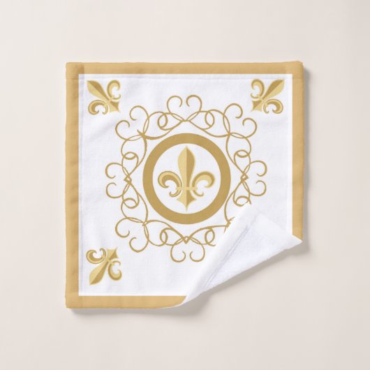 Französisch Badhandtuch Set (Waschlappen)