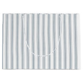 Französisch Blau gestreift Große Geschenktüte (Vorderseite)