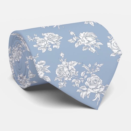 Französisch Blau Krawatte (Gerollt)