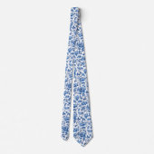 Französisch Blau Krawatte (Rückseite)