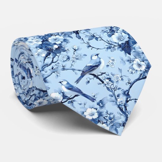 Französisch Blau Krawatte (Gerollt)