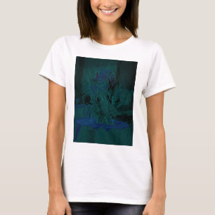 Französisch Blau Liebe Essen Spiel Blütentöne fü T-Shirt