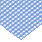 Französisch Blau und Weiß Gingham Tischdecke (Schrägansicht)