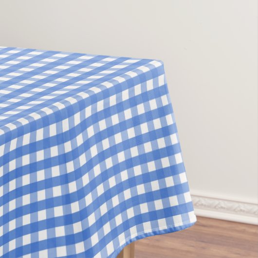Französisch Blau und Weiß Gingham Tischdecke (Beispiel)