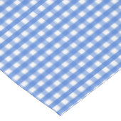 Französisch Blau und Weiß Gingham Tischdecke (Schrägansicht)
