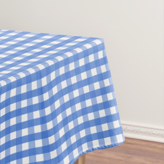 Französisch Blau und Weiß Gingham Tischdecke (Beispiel)