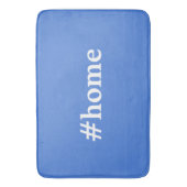 Französisch blau und weiß Solid #Zuhause Badematte (Vorderseite Vertikal)