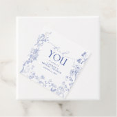 Französisch Blau-Weiß-Brautparty mit Viktorianisch Geschenkanhänger (Beispiel)