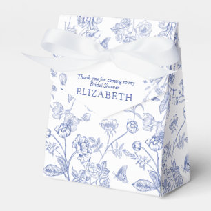 Französisch Blau & Weiß Viktorianischer Brause Sho Geschenkschachtel