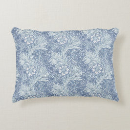 Französisch Blau William Morris florale Ringelblum Dekokissen