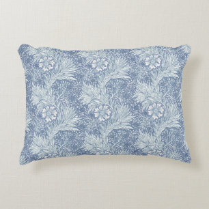 Französisch Blau William Morris florale Ringelblum Dekokissen