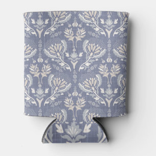 Französisch-blauer Damast, Shabby Chic. Dosenkühler