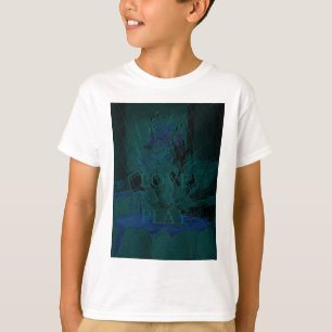 Französisch Blue Liebe Eat Play Blume Farben für a T-Shirt