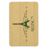 Französisch Blühend Premium Magnet (Vertikal)