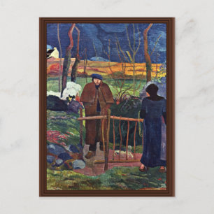 Französisch: Bonjour Monsieur Gauguin (II), Guten Postkarte