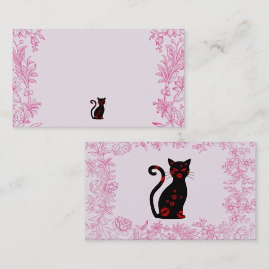 Französisch: Bonne Soiree Business Card Visitenkarte (Vorne/Hinten)