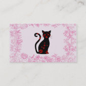 Französisch: Bonne Soiree Business Card Visitenkarte (Rückseite)