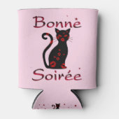 Französisch: Bonne Soiree Can Cooler Dosenkühler (Vorderseite)