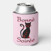 Französisch: Bonne Soiree Can Cooler Dosenkühler (Kanne Rückseite)