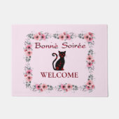 Französisch: Bonne Soiree Doormat Fußmatte (Vorderseite)