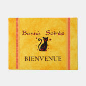 Französisch: Bonne Soiree Doormat Fußmatte (Vorderseite)