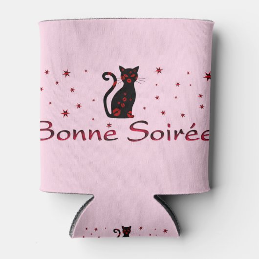 Französisch: Bonne Soiree Dosenkühler (Vorderseite)