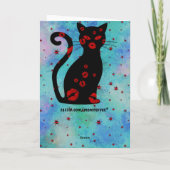 Französisch: Bonne Soiree Grußkarte Karte (Rückseite)