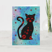 Französisch: Bonne Soiree Grußkarte Karte (Vorderseite)