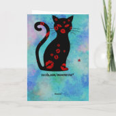 Französisch: Bonne Soiree Grußkarte Karte (Rückseite)