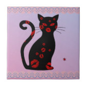 Französisch: Bonne Soiree Keramik Tile Fliese (Vorderseite)