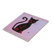 Französisch: Bonne Soiree Keramik Tile Fliese (Seite)