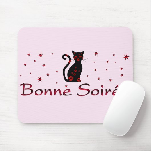 Französisch: Bonne Soiree Mousepad (Mit Mouse)