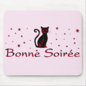 Französisch: Bonne Soiree Mousepad (Vorne)