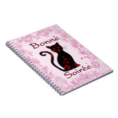 Französisch: Bonne Soiree-Notebook Notizblock (Rechte Seite)