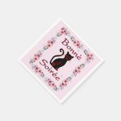 Französisch: Bonne Soiree Paper Napkin Serviette (Ecke)