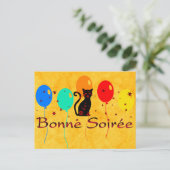 Französisch: Bonne Soiree Postcard Postkarte (Stehend Vorderseite)