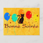 Französisch: Bonne Soiree Postcard Postkarte (Vorderseite)