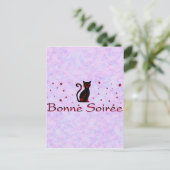 Französisch: Bonne Soiree Postkarte (Stehend Vorderseite)