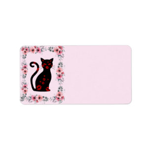 Französisch: Bonne Soiree Return Address Label Adressaufkleber