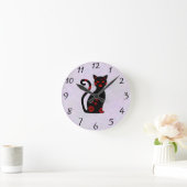 Französisch: Bonne Soiree Round Clock Runde Wanduhr (Zuhause)