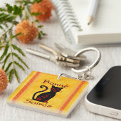 Französisch: Bonne Soiree Schlüsselanhänger (Vorderseite rechts)