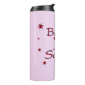 Französisch: Bonne Soiree Thermal Tumbler Thermosbecher (Nach links gedreht)