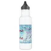 Französisch: Bonne Soiree Water Flasche Edelstahlflasche (Rechts)