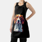 Französisch-Bretagne Spanische Mama Vater Dog Face Schürze (InSitu)