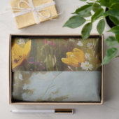 Französisch Bulldog farbenfrohe Wildblume Feld Dec Seidenpapier (Geschenk)