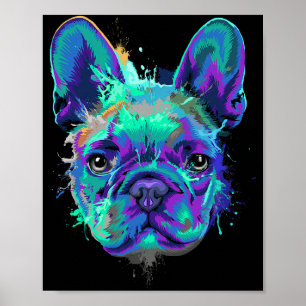 Französisch-Bulldog-Geschenke für Hundefreunde Poster