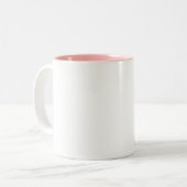Französisch (Bulldog) Küssen Zweifarbige Tasse (Vorderseite Links)