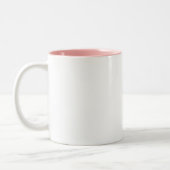 Französisch (Bulldog) Küssen Zweifarbige Tasse (Links)