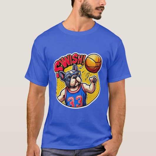 FRANZÖSISCH BULLDOG-SWISH T-Shirt (Vorderseite)